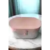 Pembe Renk Ayna Detaylı Takı Organizeri