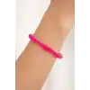 Pembe Renk Boncuk Detaylı Bileklik