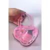 Pembe Renk Çantalı Çocuk Toka Set