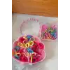 Pembe Renk Çantalı Çocuk Toka Set