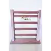Pembe Renk Dört Katlı Küpe Düzenleyici / Organizer