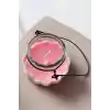 Pembe Renk Gül Kokulu Mum