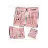 Pembe Renk Hologramlı Manikür/ Pedikür Kutulu Törpü Set