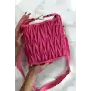 Pembe  Renk Kadın Deri Çanta