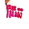 Pembe Renk Karışık Figürlü Küpe Set