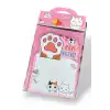 Pembe Renk Kedi Figürlü Yapışkanlı Not Kağıdı