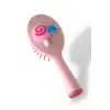 Pembe Renk Şeker Figürlü Saç Tarama Fırçası/ Tarak