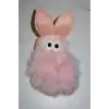 Pembe Renk Tavşan Figürlü Peluş Simit Toka