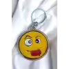 Sarı Renk Emoji Figürlü Anahtarlık
