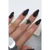 Siyah Renk 24lü Takma Tırnak Seti