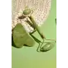 Yeşil Renk Doğal Taş Gua Sha ve Roller Yüz Masaj Taşı Seti
