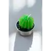 Yeşil Renk Kaktüs Figürlü Mum