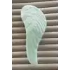 Yeşil Renk Kanat Figürlü Saç Tarama Fırçası/ Tarak