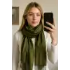 Yeşil Renk Tafta Şal