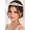 Zirkon Taşlı Gelin/Kına/Nişan/Söz Tasarım Taç