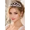 Zirkon Taşlı Gelin/Kına/Nişan/Söz Tasarım Taç