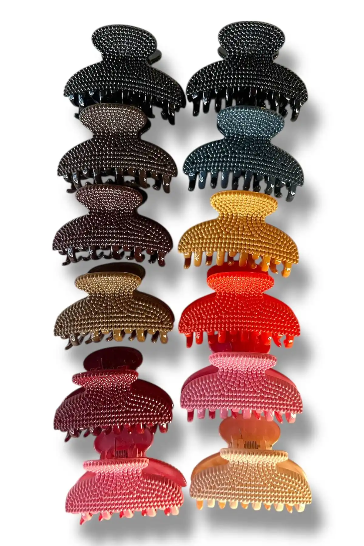 12li Karışık Renk Mandal Toka Set