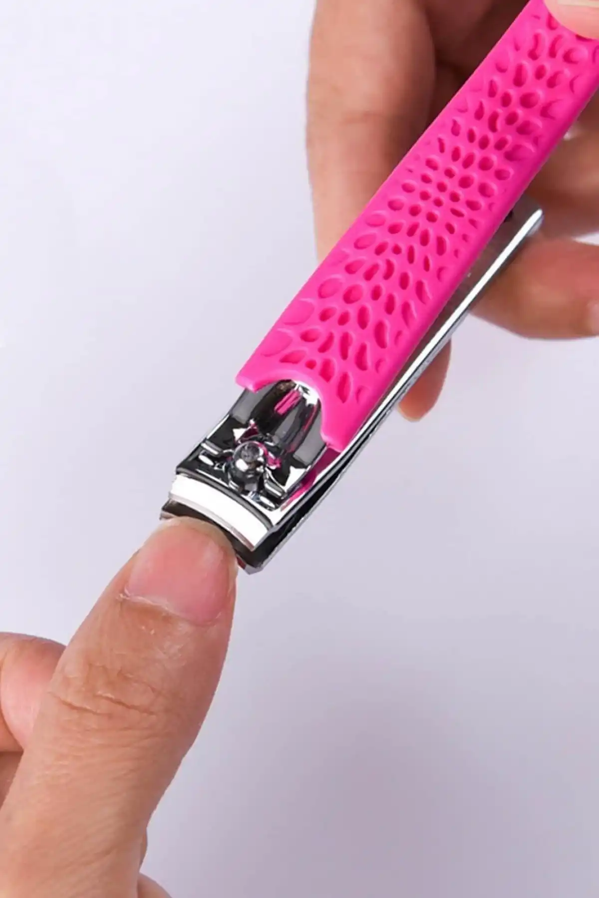 Pembe Renk Büyük Boy Tırnak Makası