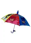 Lacivert Renk Karışık Figürlü Kılıflı Çocuk Şemsiye