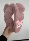 Pembe Renk Ayıcık Figürlü Peluş Çocuk Kulaklık