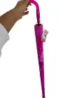 Pembe Renk Karışık Figürlü Kılıflı Çocuk Şemsiye