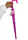 Pembe Renk Kedi Figürlü Kılıflı Çocuk Şemsiye