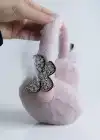 Pembe Renk Kelebek Detaylı Peluş Kulaklık