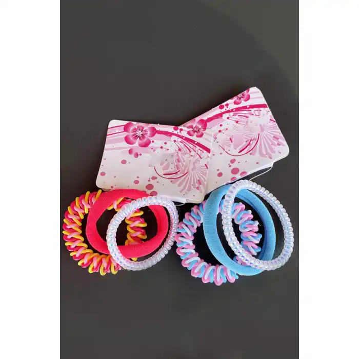 12li Karışık Renk Helezon ve Havlu Toka Set