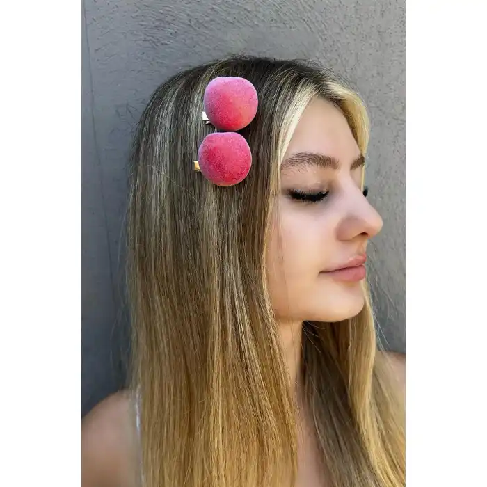 2li Şeftali Figürlü Yan Toka