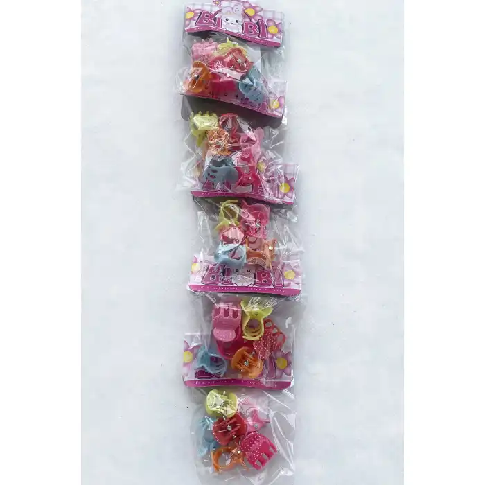 5li 30 Adet Karışık Renk Çocuk Mandal Toka Set