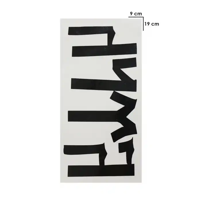 Geçici Türk Yazılı Dövme Tattoo