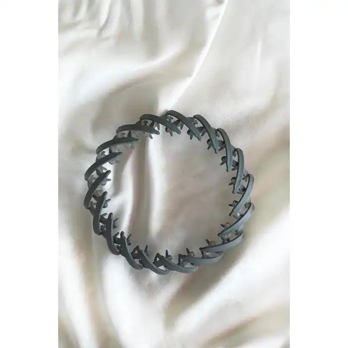 Gri Renk Mat Saç Aparatı