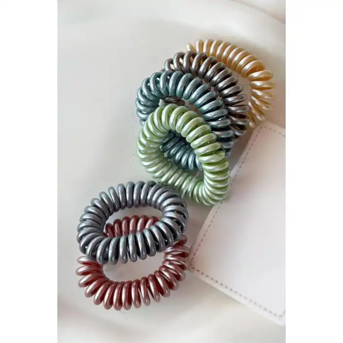 Karışık Renk 6lı Helezon Toka