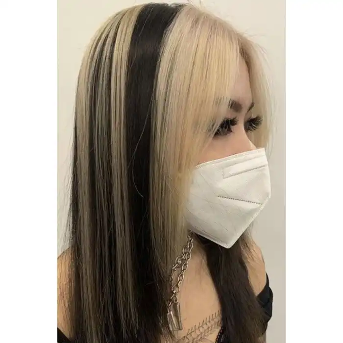 Koyu Kahverengi Çıt Çıt Yan Postiş 48 Cm