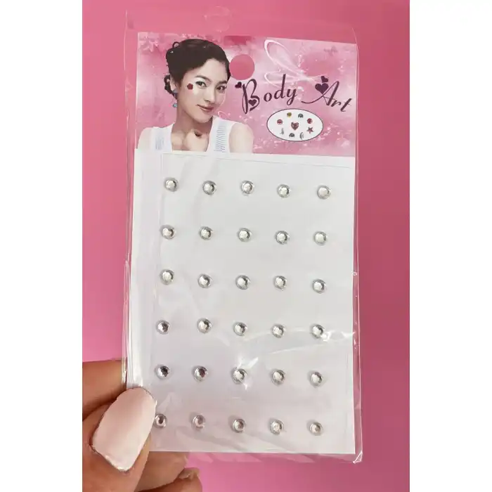 Saç Vücut Ve Yüz Taşı Sticker