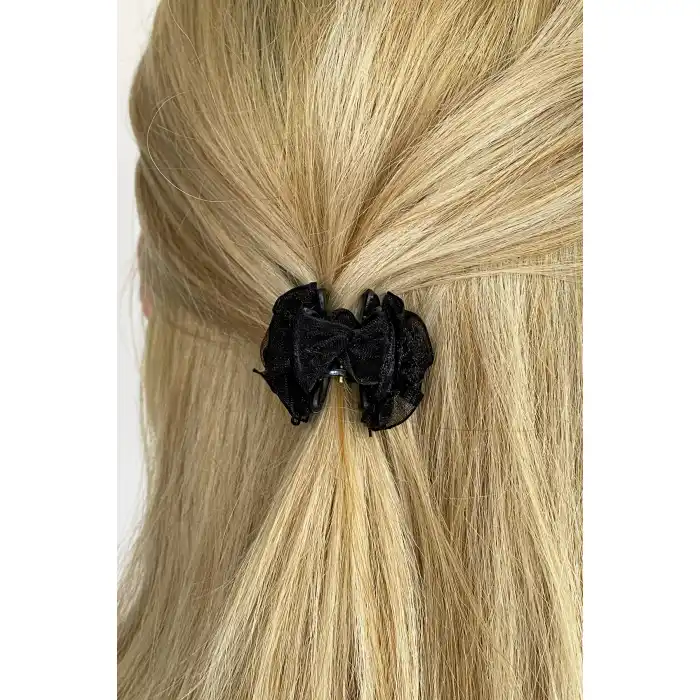 Siyah Renk İkili Mandal Toka Set