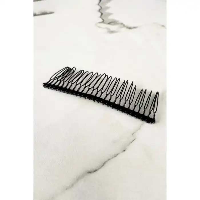 Siyah Renk Tel Tarak Toka