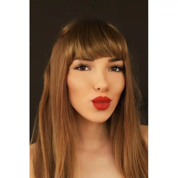 Takma Kahkül - Koyu Karamel - 22T# - Uzun Kenarlı