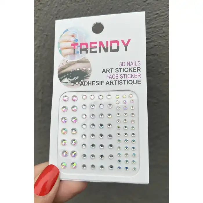 Vücut Ve Yüz Taşı/ Hologram Taşlı Sticker