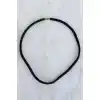 Siyah Renk Unisex İnce Saç Bandı
