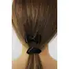 Siyah Saçlı Pens ve Lastik Toka Seti