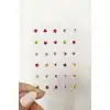 Vücut Ve Yüz Taşı/ Karışık Renk Yıldız Figürlü Sticker