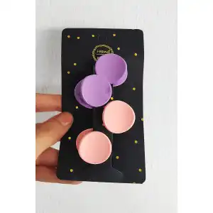 4Lü Karışık Renk Küçük Mandal Toka