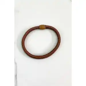 Açık Kahverengi Lastik Toka