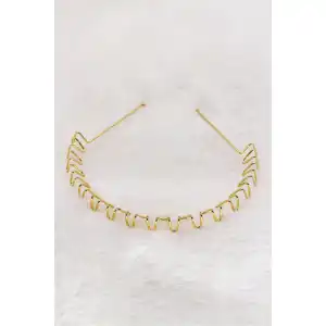 Altın Renk Metal Taç