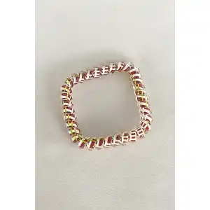 Beyaz Renk Helezon Lastik Toka