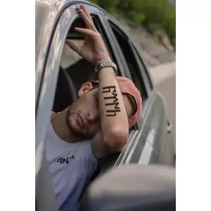 Geçici Türk Yazılı Dövme Tattoo