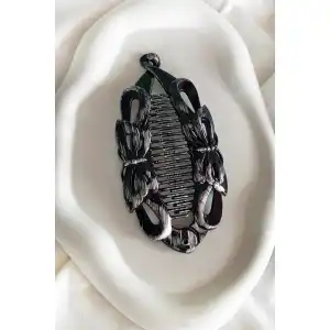 Karışık Renk Antik Desenli Kelebek Figürlü  Muz Toka