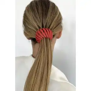 Kırmızı Renk Mat Saç Aparatı