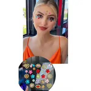 Vücut Ve Yüz Taşı/ Karışık Renk Sticker